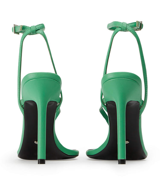 Green Tony Bianco Melina Acid Green 10.5cm Stiletto Heels | LILSX77580