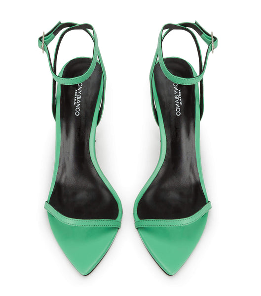 Green Tony Bianco Myra Acid Green 10.5cm Stiletto Heels | ILIIZ84243