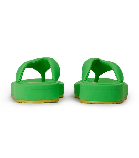 Green Tony Bianco Paris Neon 3.5cm Sandals | GILUC39513