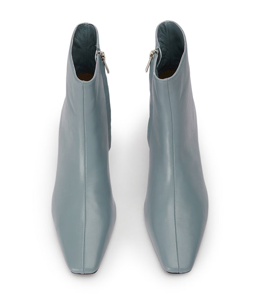 Grey Tony Bianco Vicci Steel Nappa 5cm Heeled Boots | SILNY10722