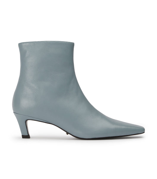 Grey Tony Bianco Vicci Steel Nappa 5cm Heeled Boots | SILNY10722