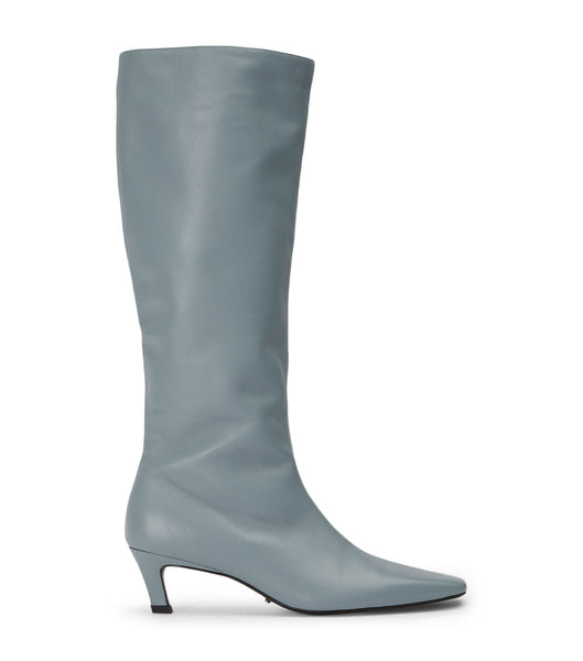 Grey Tony Bianco Vixon Steel Nappa 5cm Heeled Boots | TILWZ67047