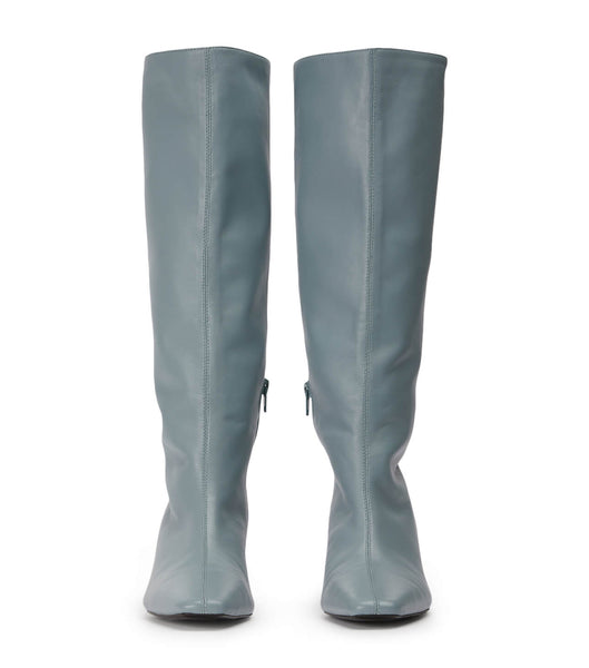 Grey Tony Bianco Vixon Steel Nappa 5cm Knee High Boots | ILZPD22290