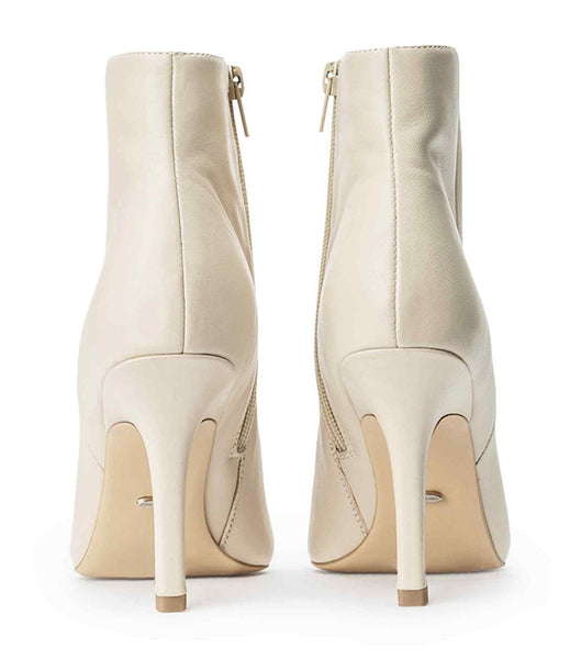 Light Yellow Tony Bianco Keanu Vanilla Nappa 9.5cm Ankle Boots | ILJZR50420