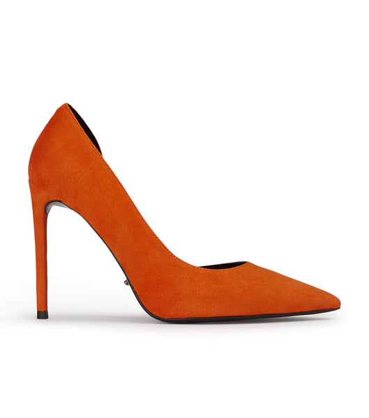 Orange Tony Bianco Alyx Aperol Suede 10.5cm Stiletto Heels | ILNEJ92397