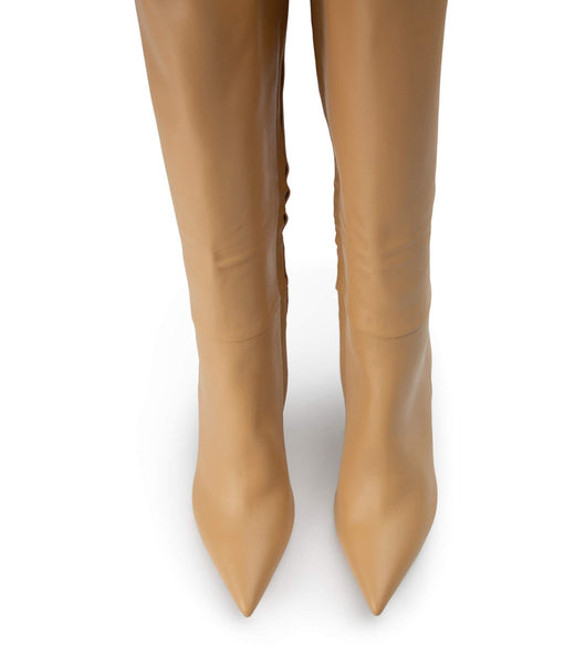 Orange Tony Bianco Apollo Honey Nappa 10.5cm Knee High Boots | ILXBR68085