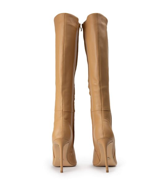 Orange Tony Bianco Apollo Honey Nappa 10.5cm Stiletto Boots | TILPQ52087