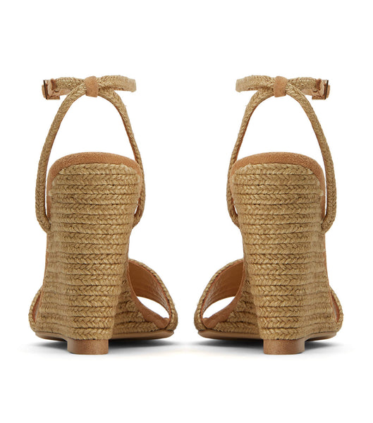 Orange Tony Bianco Gizmo Honey Jute 11cm Wedges | ILQCS29091