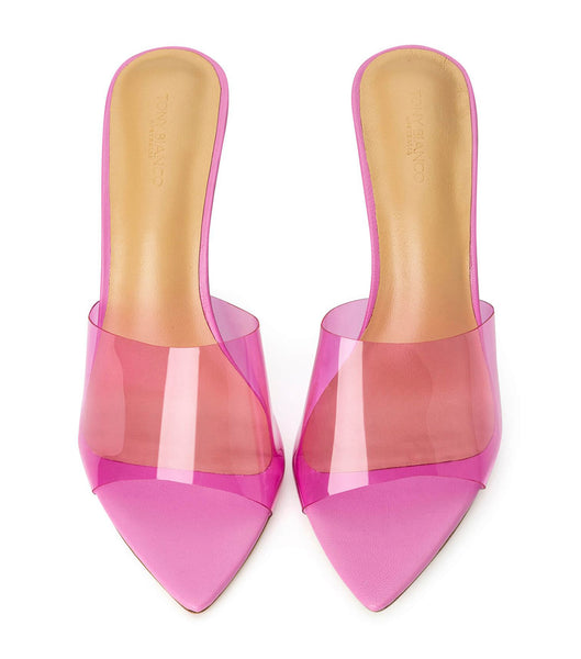 Pink / Pink Tony Bianco Mylo Pink Vinylite/Pink 10.5cm Stiletto Heels | PILER84767