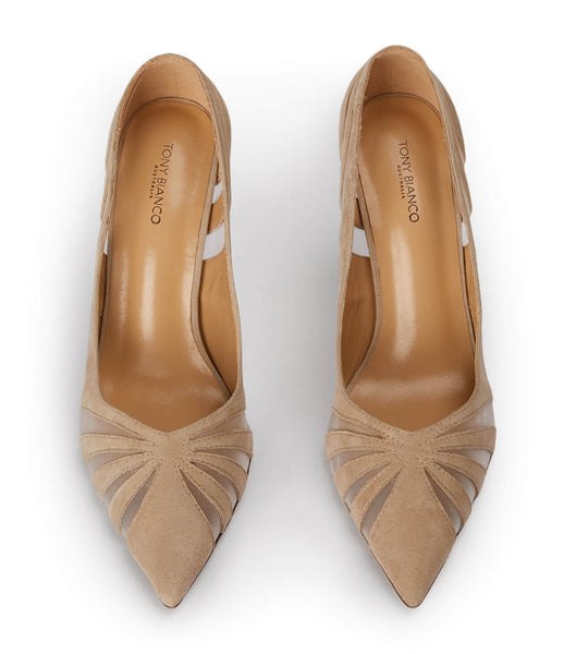 Pink Tony Bianco Arrow Blush Suede 10.5cm Court Shoes | ILCIF90338