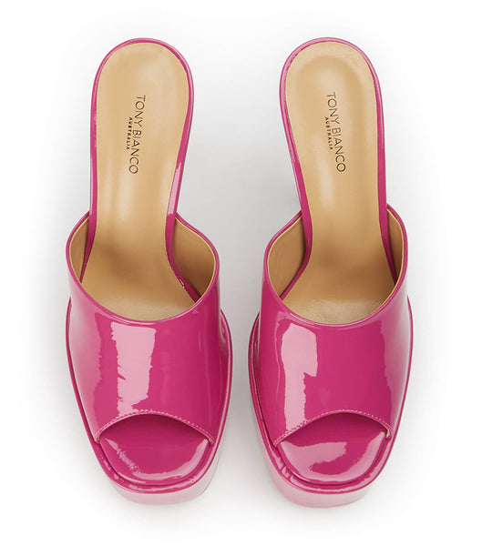 Pink Tony Bianco Jordyn Berry Patent 15cm Platform Shoes | ILZDE12034