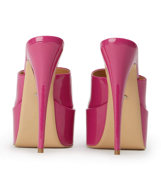 Pink Tony Bianco Jordyn Berry Patent 15cm Platform Shoes | ILZDE12034