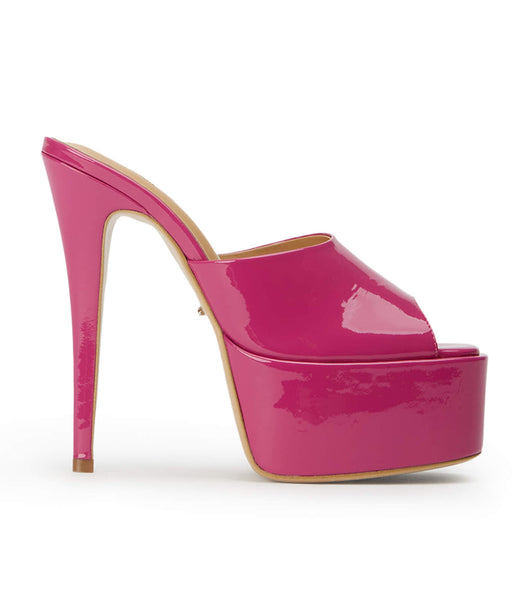 Pink Tony Bianco Jordyn Berry Patent 15cm Platform Shoes | ILZDE12034