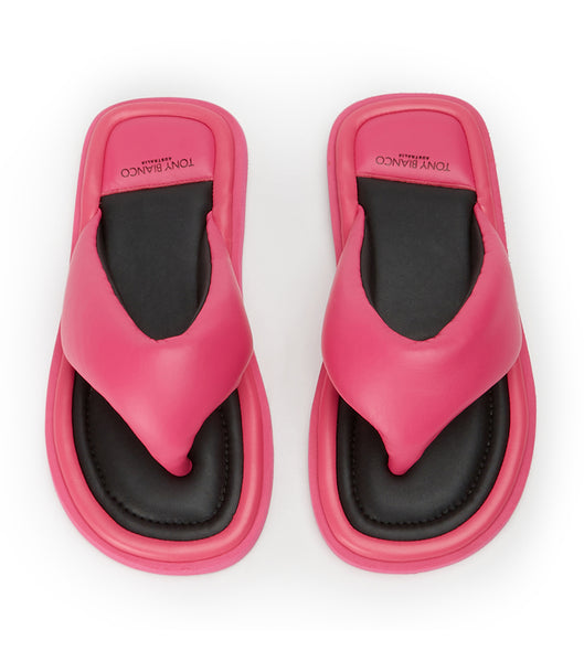 Pink Tony Bianco Nikki Acid Pink Sandals | AILDF36578