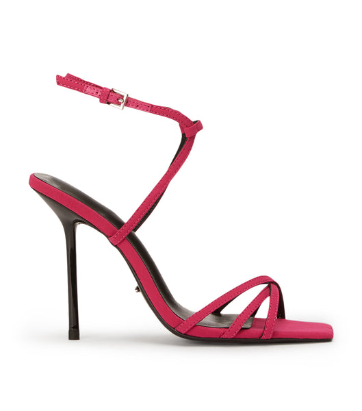 Pink Tony Bianco Nomad Persian Crepe 10.5cm Stiletto Heels | ILXBR38130