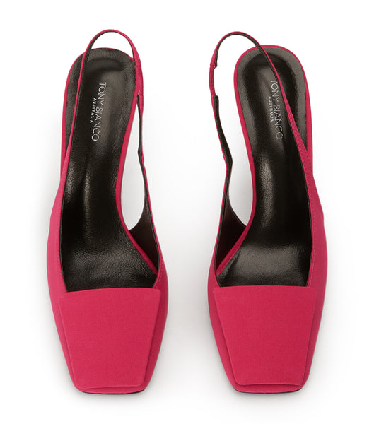 Red Tony Bianco Rue Persian Crepe 10.5cm Event Heels | FILUI88060