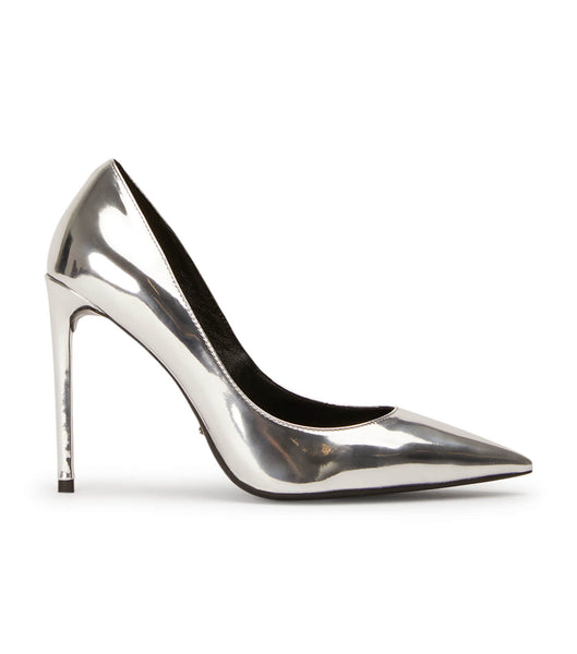 Silver Tony Bianco Anja Silver Shine 10.5cm Bling Heels | FILHY91031