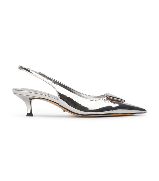 Silver Tony Bianco Kimmy Silver Shine 4.5cm Court Shoes | DILVO49132