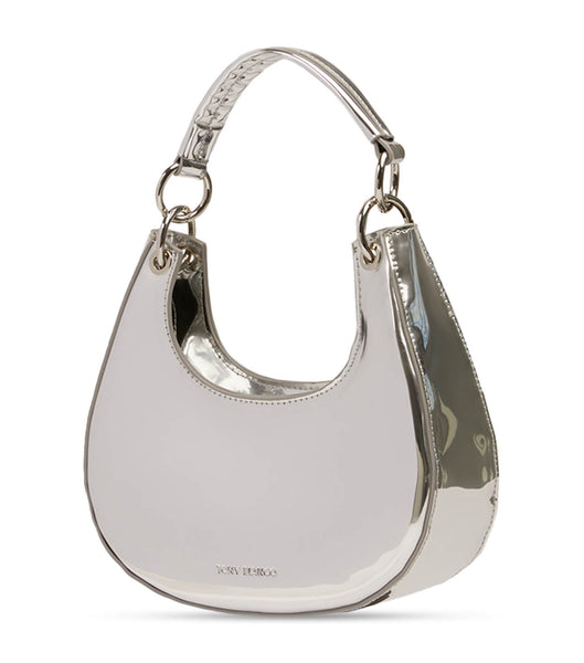 Silver Tony Bianco Talia Silver Shine Mini Handbags Accessories | FILUI56172