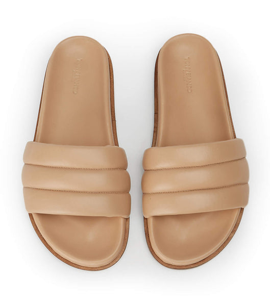 Skin Color Tony Bianco Lucas Skin Nappa 1.5cm Flat Sandals | ILNZX25613