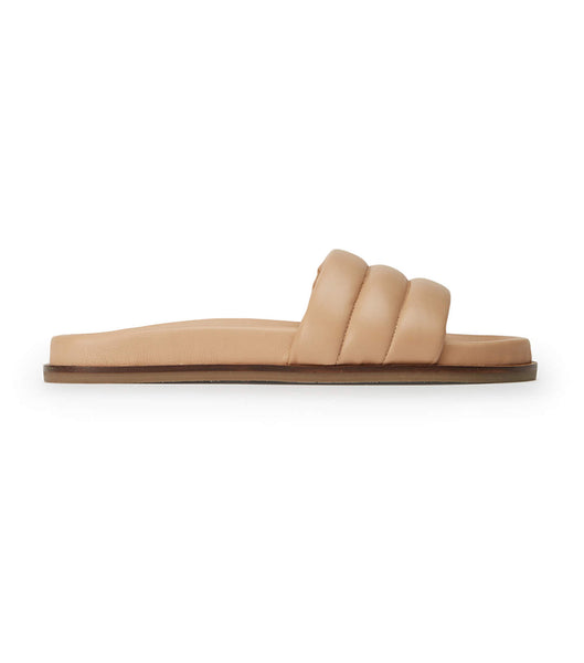 Skin Color Tony Bianco Lucas Skin Nappa 1.5cm Flat Sandals | ILNZX25613