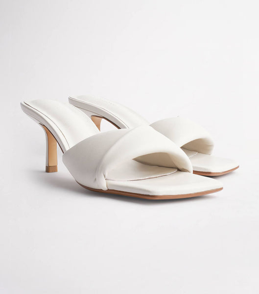 White Tony Bianco Alexa Dove Nappa 6.5cm Stiletto Heels | ILZPD96030