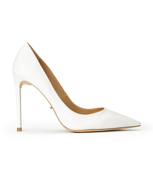 White Tony Bianco Anja Milk Capretto 10.5cm Bridal Heels | ILICD96031