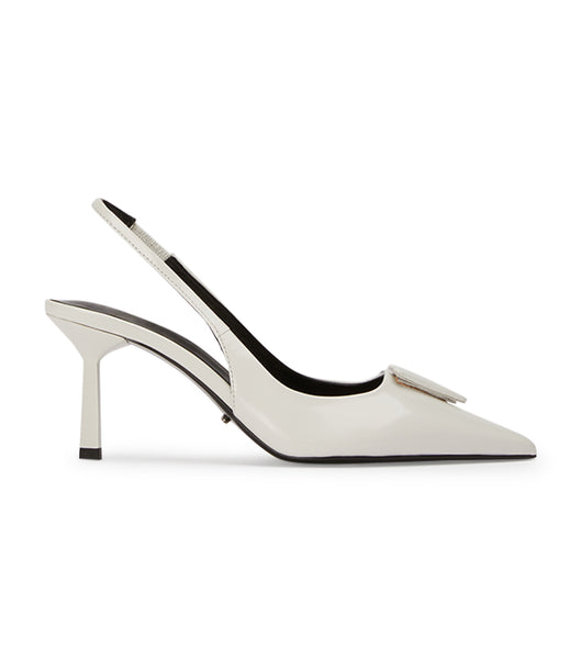 White Tony Bianco Bertie White Hi Shine 7.5cm Event Heels | ILJBT53118