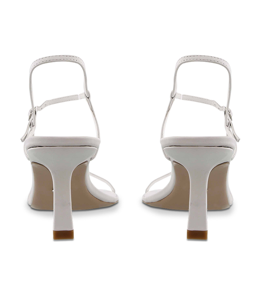 White Tony Bianco Caprice White Kid 7cm Bridal Heels | FILHY88055