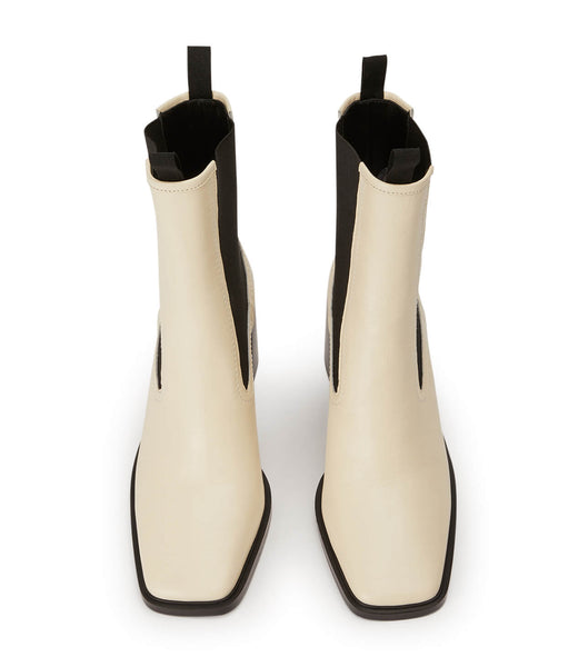 White Tony Bianco Diego Ecru Venice 7.5cm Ankle Boots | LILSX47825