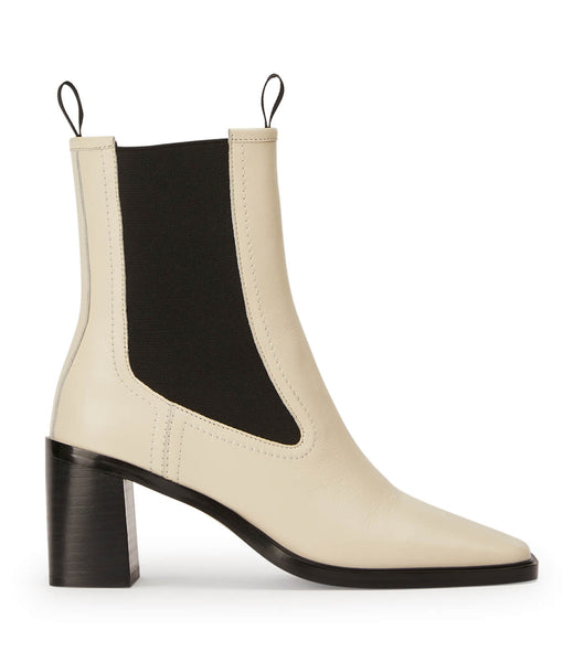 White Tony Bianco Diego Ecru Venice 7.5cm Ankle Boots | LILSX47825