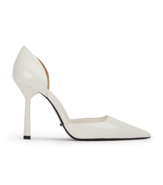 White Tony Bianco Gala White Hi Shine 10cm Court Shoes | UILTG85650