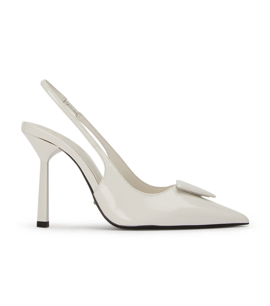 White Tony Bianco Ginger White Hi Shine 10cm Event Heels | LILSX94145