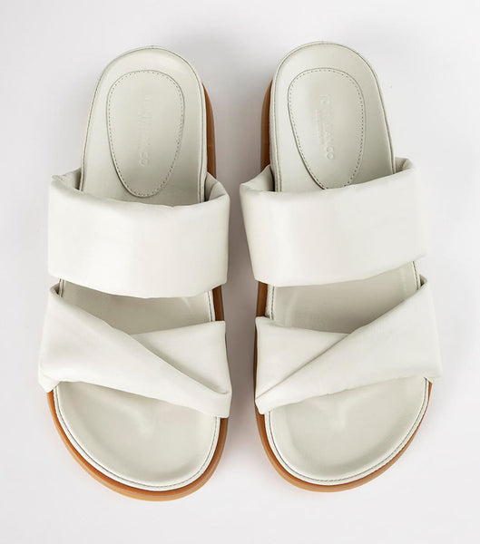 White Tony Bianco Henry Dove Nappa 3.5cm Sandals | ILJBT50831