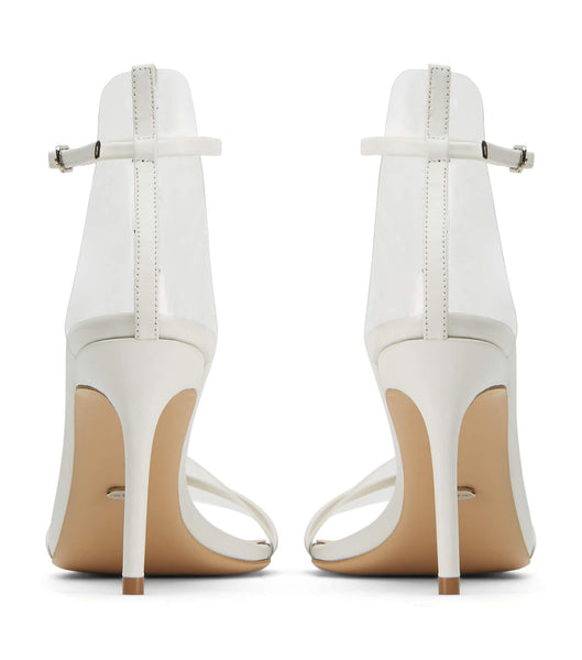 White Tony Bianco Houston Milk Capretto 8.5cm Stiletto Heels | ILXMI84466