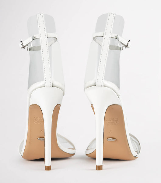 White Tony Bianco Kosumi Milk Denver 11cm Stiletto Heels | ILJVR10646