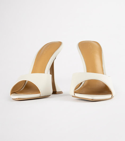 White Tony Bianco Marcel Dove Nappa 10.5cm Event Heels | ZILNQ84557