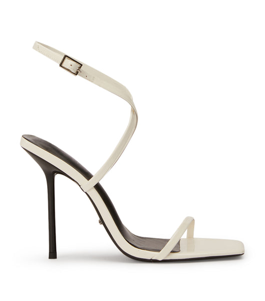 White Tony Bianco Naxos White Patent 10.5cm Stiletto Heels | ILCIF44237