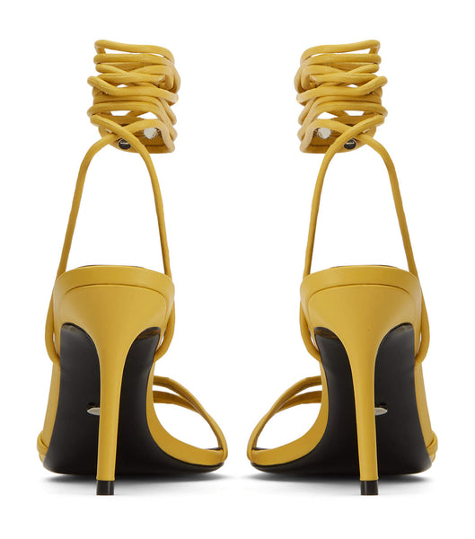 Yellow Tony Bianco Hailee Desert Nappa 8.5cm Low Heels | TILPQ41202