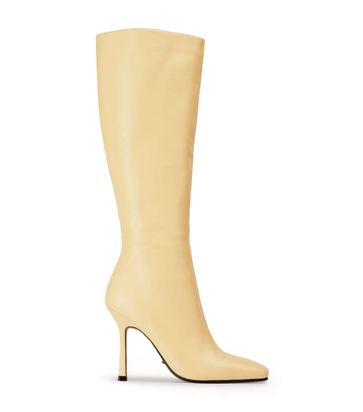 Yellow Tony Bianco Havana Butter Nappa 10.5cm Knee High Boots | ILJKU17421