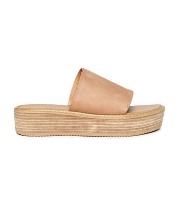 Beige Tony Bianco Elke Caramel 4.5cm Flat Sandals | ILZPD94853