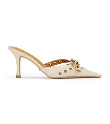 Beige Tony Bianco Savoir Bone Venice 8cm Low Heels | ILJZR47487