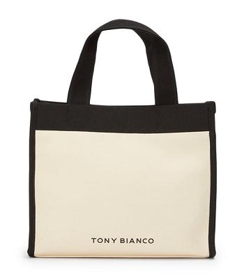 Black / Beige Tony Bianco Teagan Black/Beige Tote Bag Accessories | ILNEJ33099