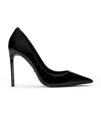 Black Tony Bianco Anja Black Patent 10.5cm Court Shoes | GILUC43550