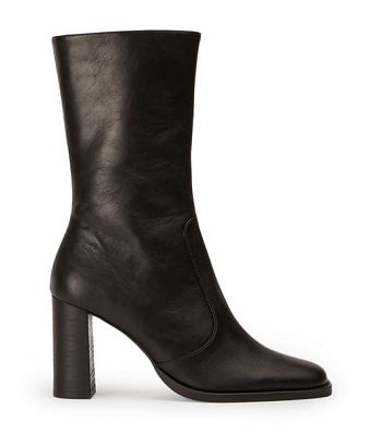 Black Tony Bianco Atlanta Black Venice 8.5cm Heeled Boots | ILNZX74179