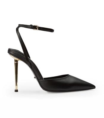 Black Tony Bianco Avalon Black Como 10.5cm Stiletto Heels | QILUV63237