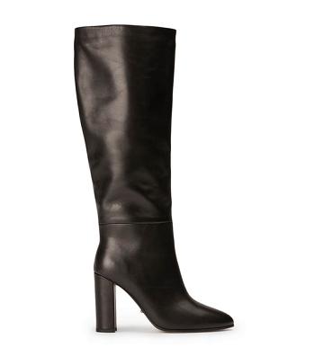 Black Tony Bianco Boss Black Como 9.5cm Knee High Boots | MILFT75967