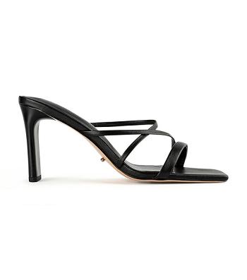 Black Tony Bianco Classic Black Nappa 8.5cm Low Heels | ILNEJ25559