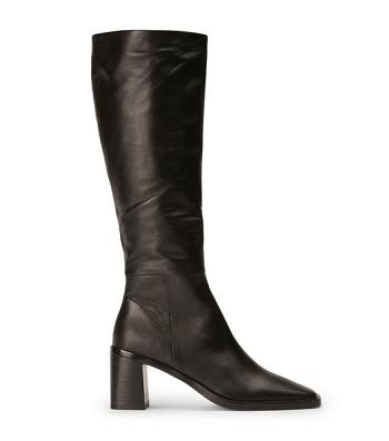 Black Tony Bianco Darby Black Venice 7.5cm Mid Calf Boots | DILKV71403