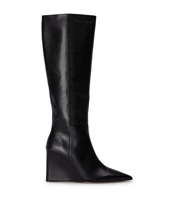 Black Tony Bianco Drake Black Como 9.5cm Heeled Boots | ZILNQ94193